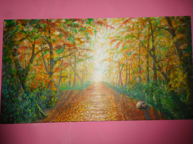 Nature forest Acrylic Canvas Landscaping