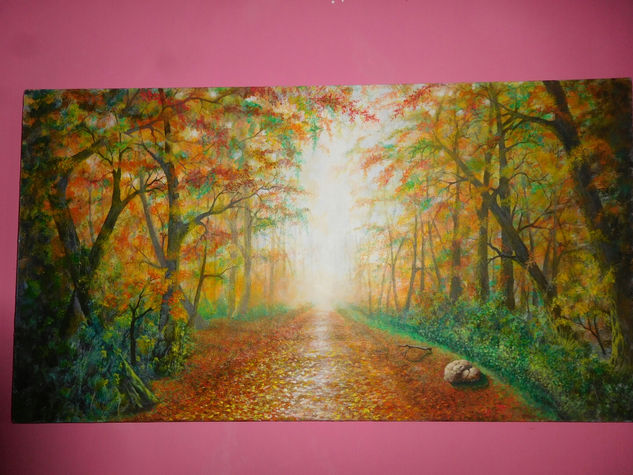 Nature forest Acrylic Canvas Others