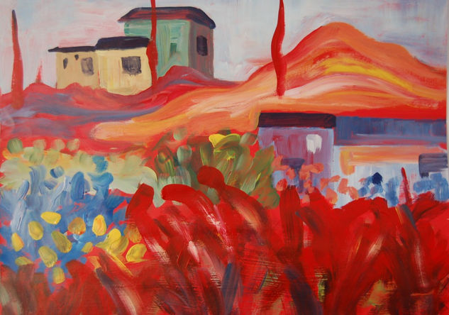 Serie Paisaje 4 Acrylic Paper Landscaping