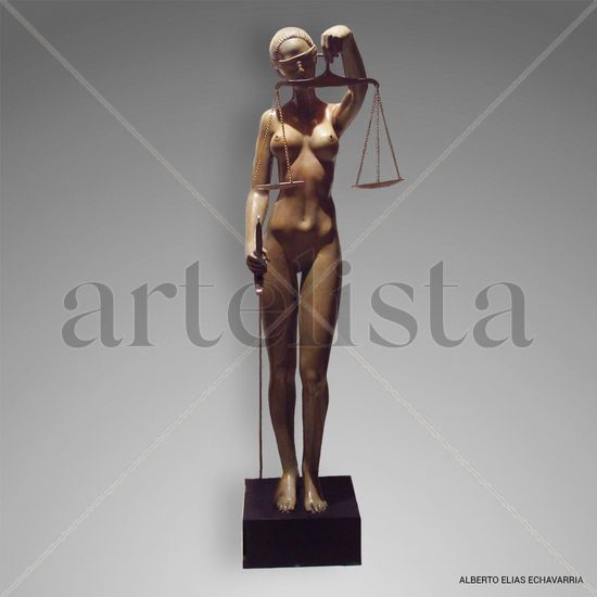 Dama de la justicia Bronce Figurativa