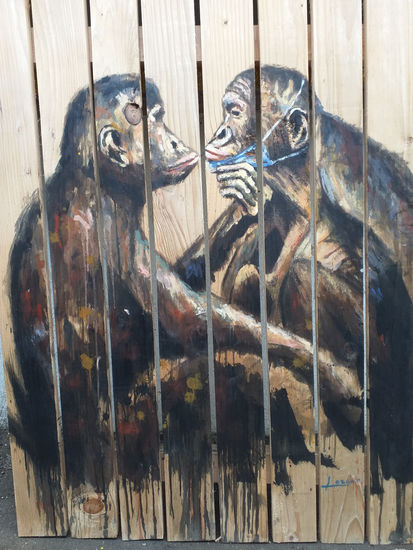 Monkeys Acrylic Panel Animals