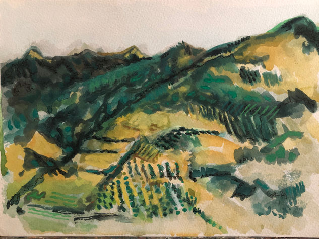 Dilar countryside Watercolour Paper Landscaping