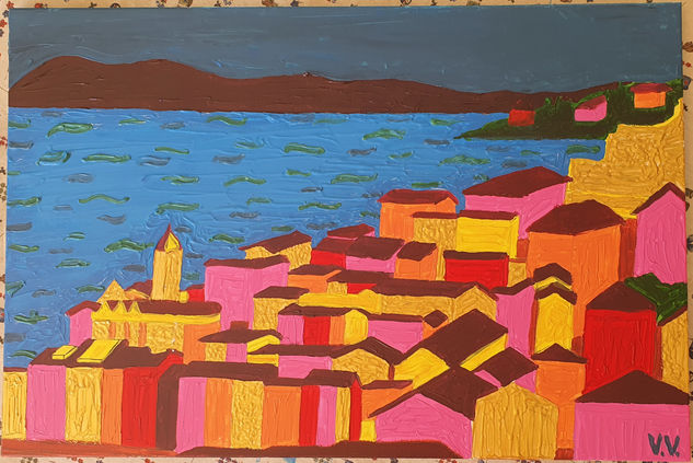 Porto Santo Stefano (Toscana) Acrylic Canvas Landscaping