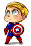 El capitán america chibi capitanos