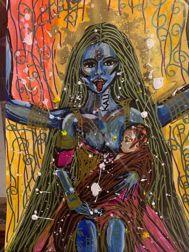 Diosa Kali  en alerta