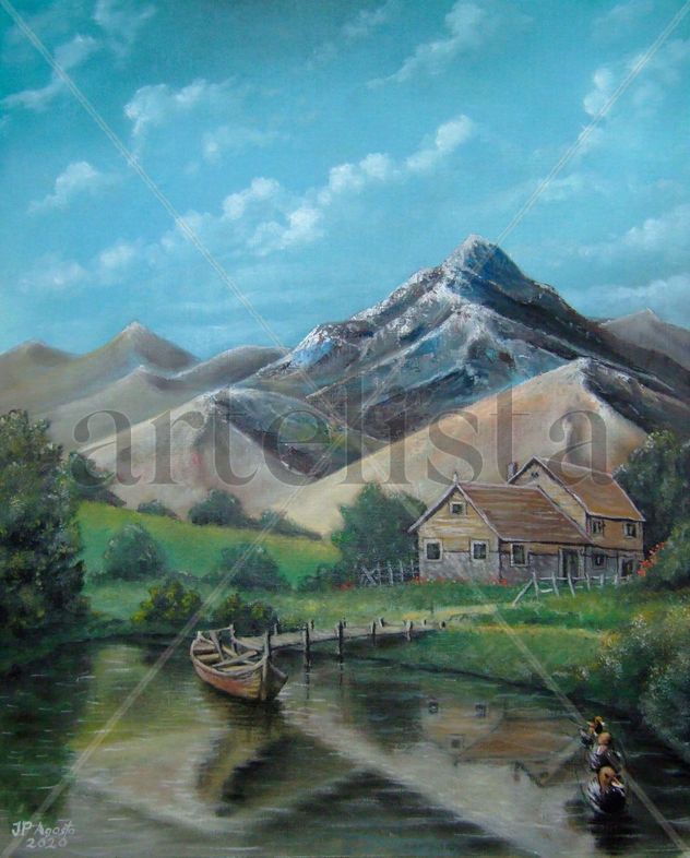 Laguna en la Montaña