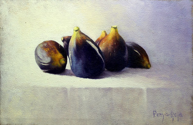 Brevas Oil Paper Still Life Paintings