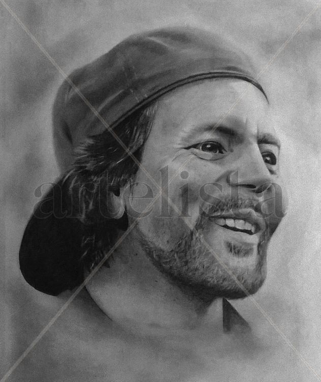 Retrato de Eddie Vedder