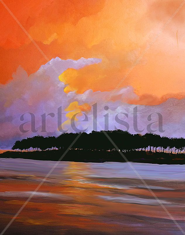 2953 Atardecer en la isla de Gorriti