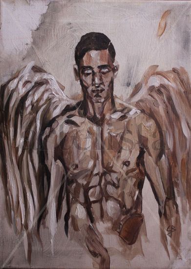 In the land of Gods and Monsters, I was an Angel Oil Canvas Others