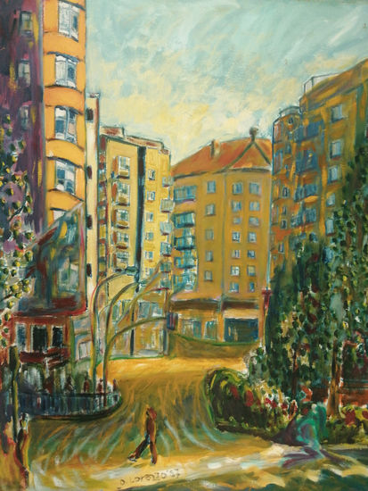 Cruce de los llorones, vigo Oil Canvas Landscaping