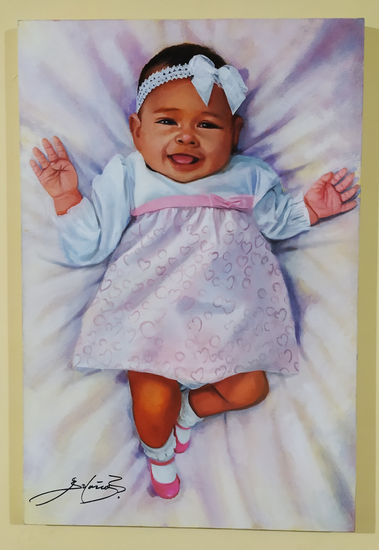 BEBÉ Oil Canvas Portrait