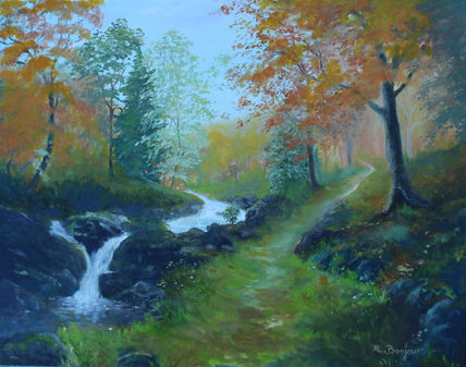Stroll by the fall