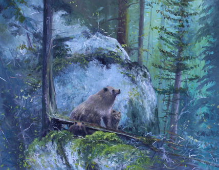 Grizzlies , rock...