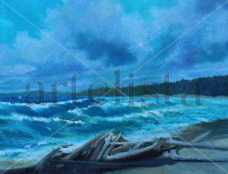 Drifting wood and...