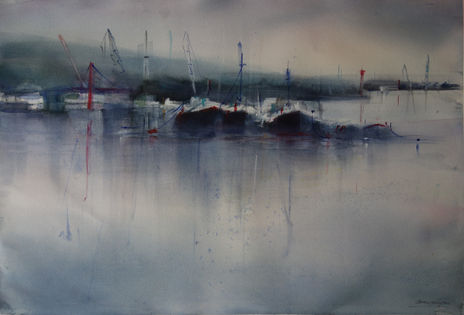 Barcos en la ría