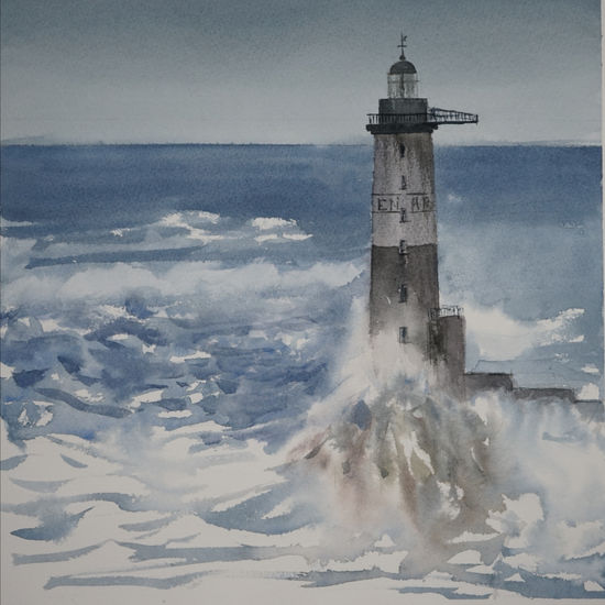 Faro Watercolour Paper Marine Painting