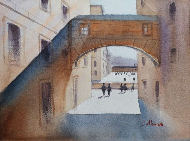 El Escorial Watercolour Paper Landscaping