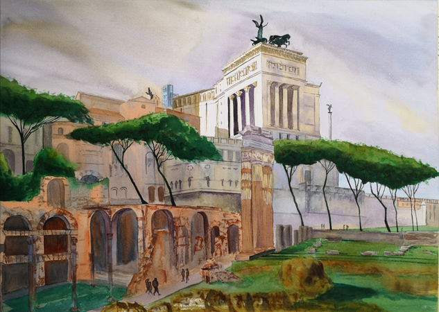 Roma Watercolour Paper Landscaping