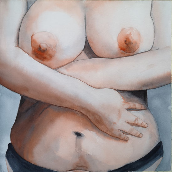 Desnudo Watercolour Paper Nude Paintings