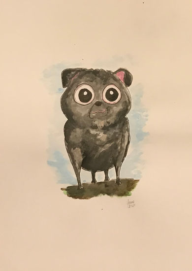 El PUG 03 Watercolour Paper Animals