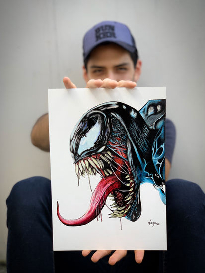 Venom Pencil (coloured) Card Others