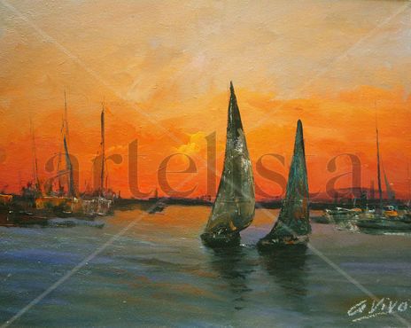3763 Atardecer con...