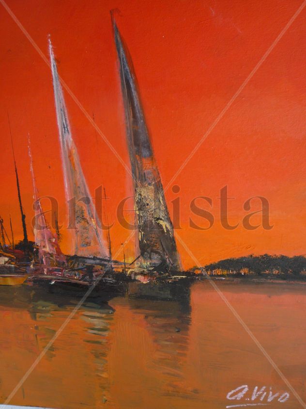 3766 Isla Gorriti  al atardecer