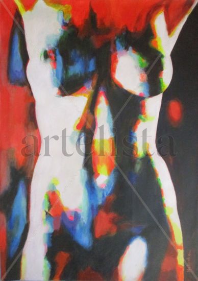 Naked Skin Acrílico Lienzo Desnudos