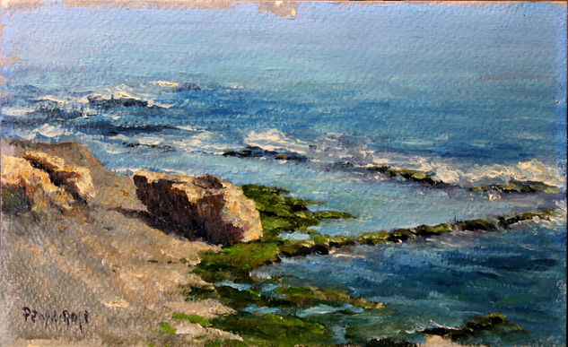 Luz mediterránea Oil Panel Marine Painting