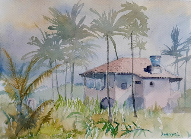 La casa del frances Watercolour Paper Landscaping