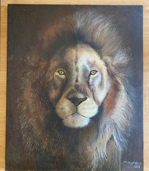 Leon de mauri Oil Canvas Animals