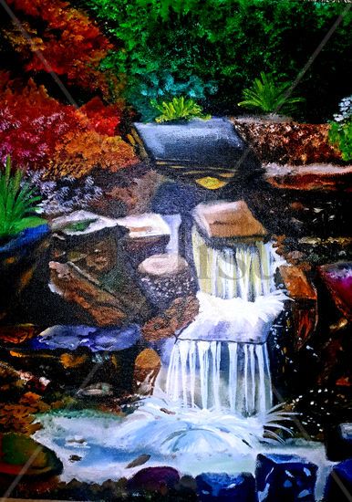 AMRITA OF LIFE Oil Canvas Landscaping