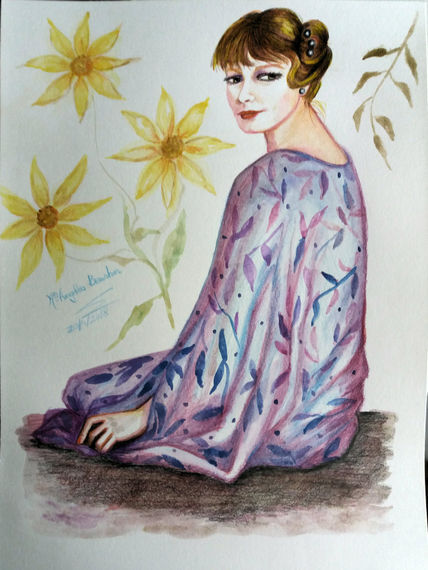 Mujer sentada