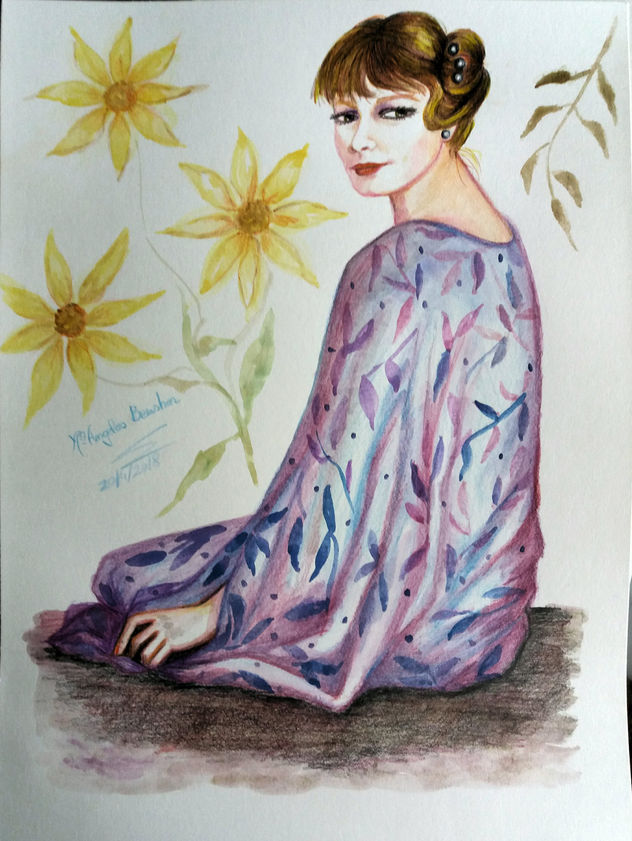 Mujer sentada