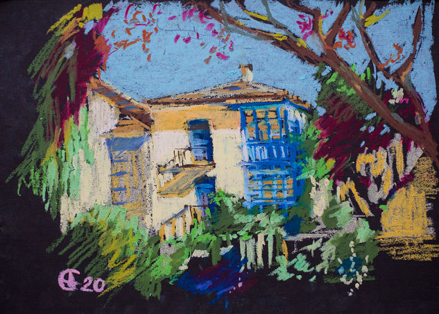 La Calle de Madrid Pastel Paper Landscaping