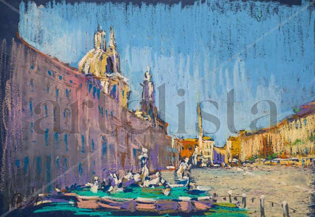 Roma. Navona Pastel Paper Landscaping