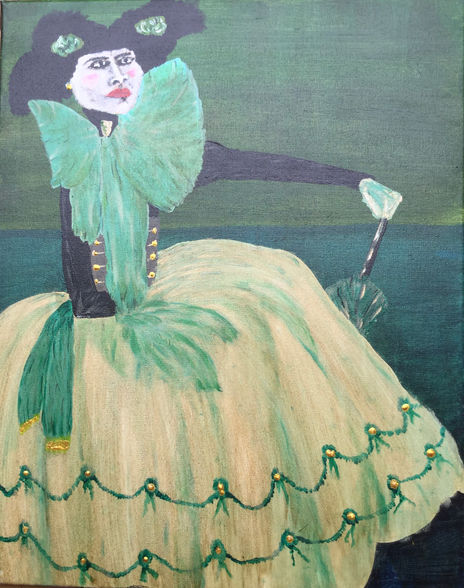 Mujer verde