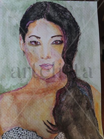 Arden Watercolour Paper Portrait