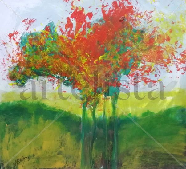 ¨Pequeño¨ Acrylic Card Landscaping