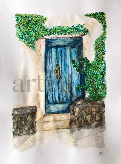 La Puerta Azul Watercolour Paper Landscaping