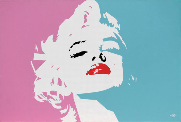 Marilyn Monroe Acrylic Painting Acrylic Canvas Portrait