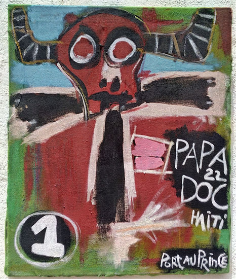 PAPA DOC Acrylic Others Figure Painting