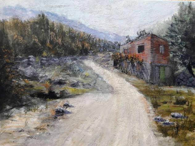Camino de la Piramide Navaluenga 54x73 cm