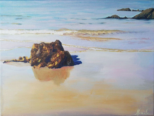 Sanctuary Acrylic Canvas Marine Painting