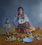 "China Poblana con tibor de talavera"