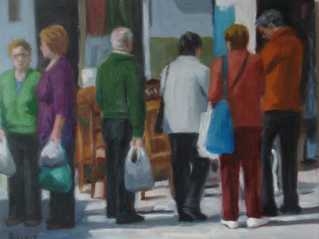 Mercadillo en Baltanás (Palencia)