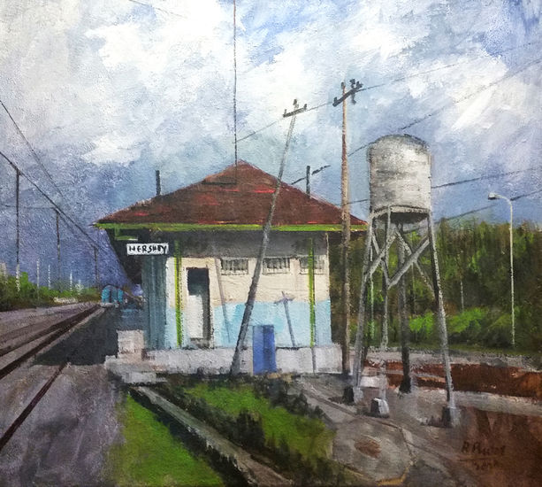 Hershey Cuba 50x61 cm. Acrylic Canvas Landscaping