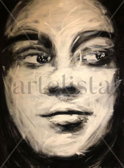 Malicia Acrylic Canvas Portrait