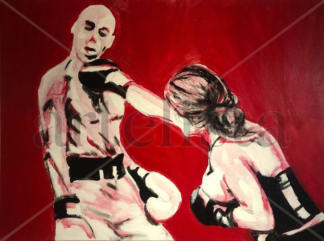 Knockout Acrylic Canvas Sports